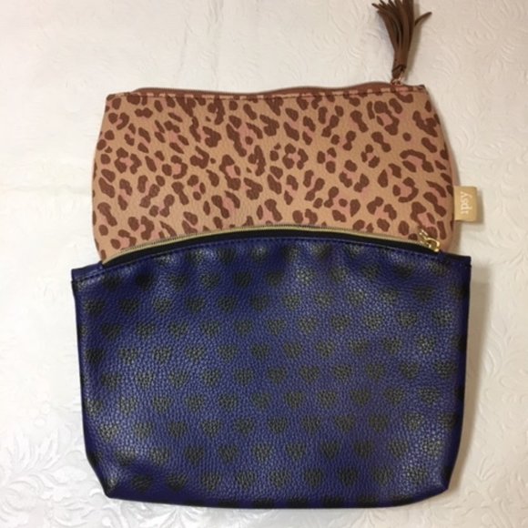 SET of TWO Ipsy Cosmetic Travel Makeup Pouch Bags - Picture 2 of 6